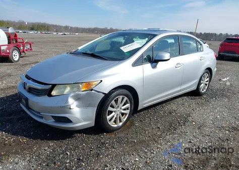 2012 Honda Civic Ex-L z USA, uszkodzony, nr VIN 19XFB2F95CE358955
